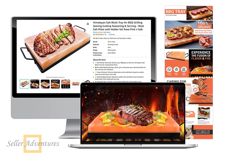 BBQ Salt A+ Content design