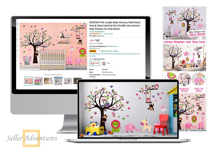 Baby Nursery A+ Content design