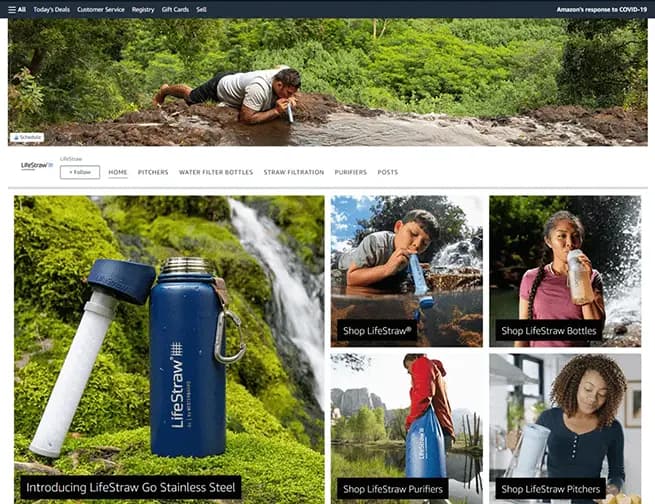 Beauty skincare storefront design