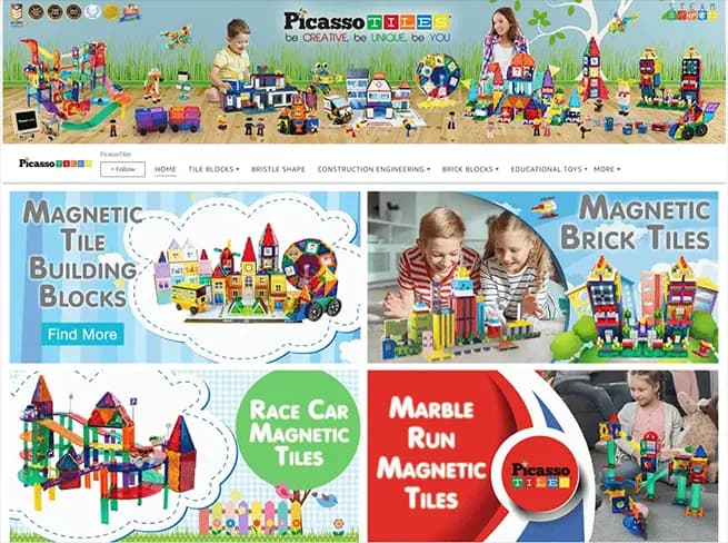 Office supplies storefront design